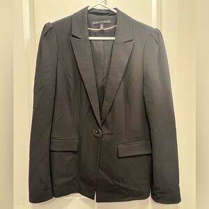 White House Black Market Black Suit Jacket Size 14